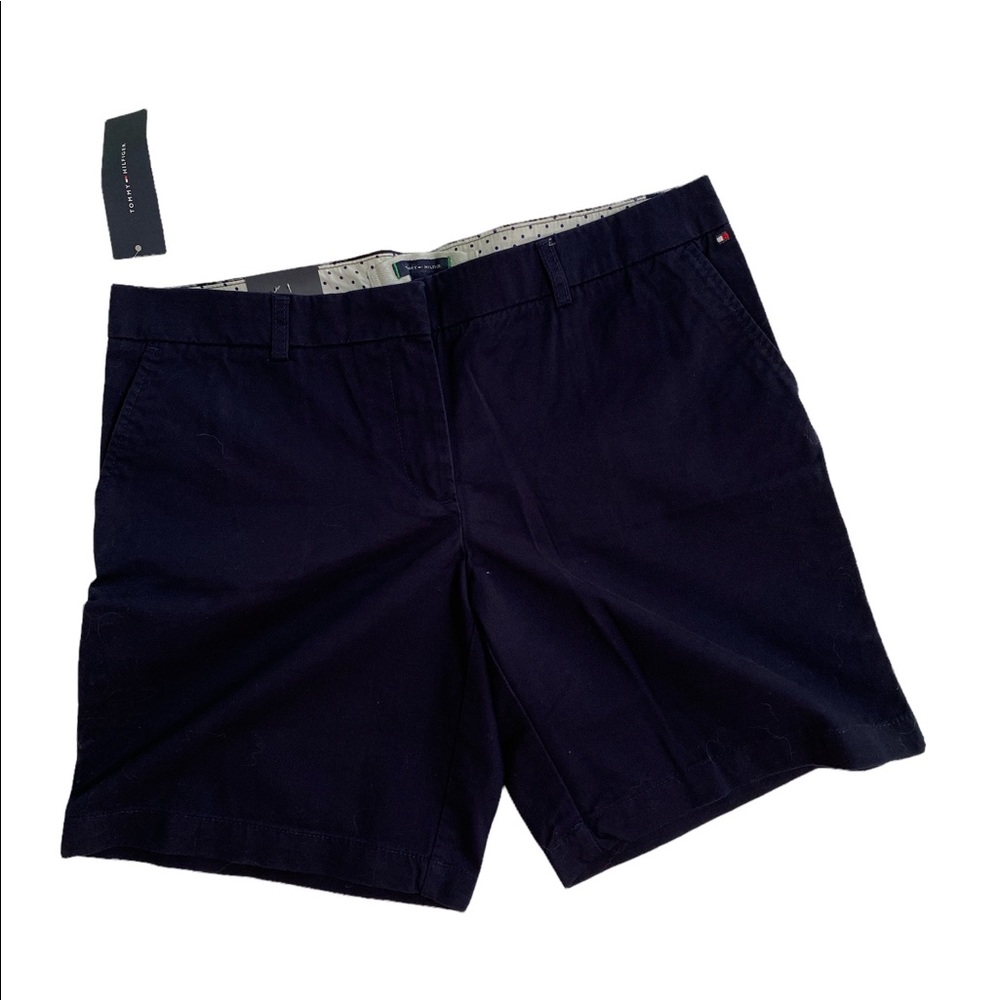 NWT Tommy Hilfiger Women's New Master's Navy Blue Walking Shorts -Size 12